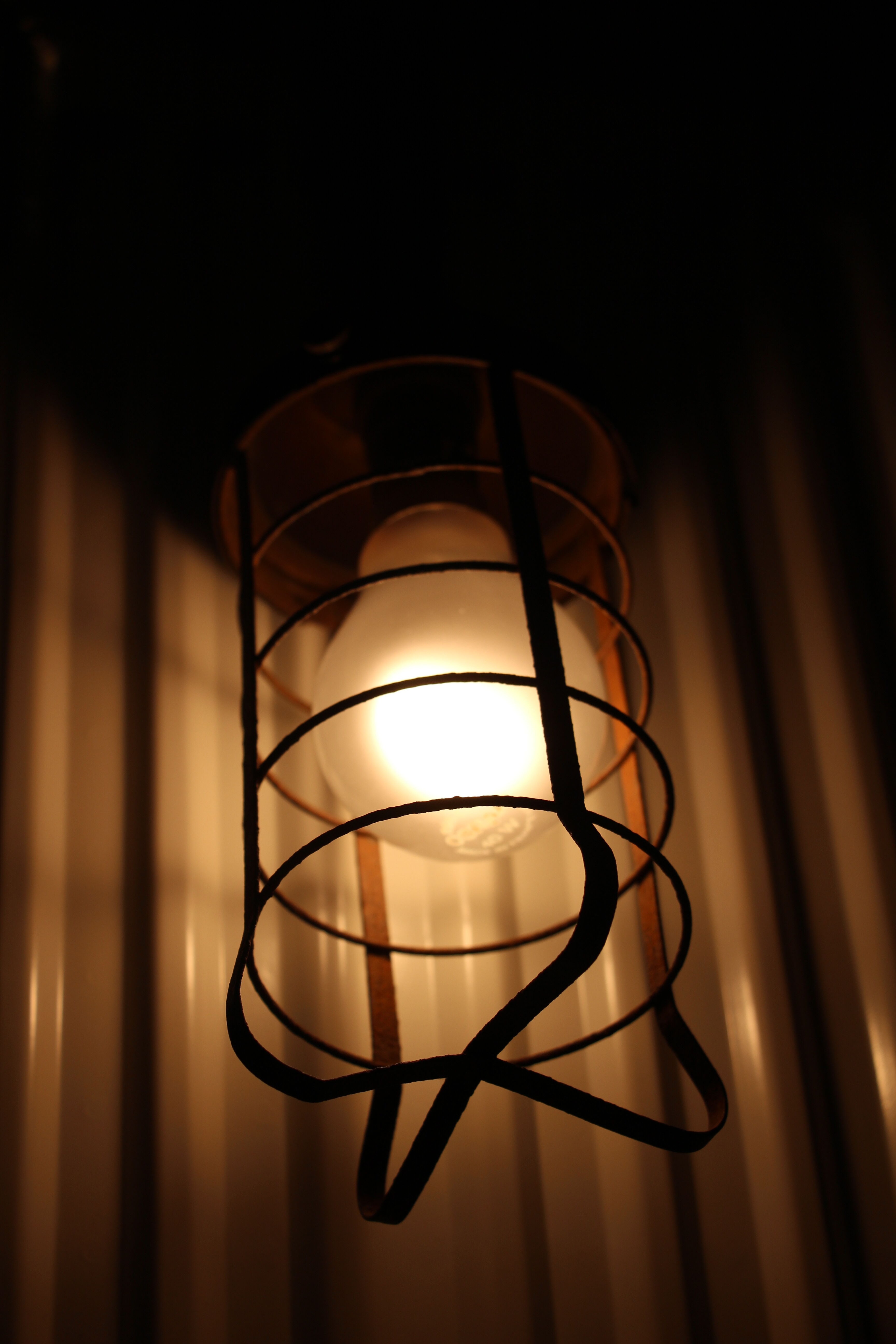 Old wood and copper walker 30s