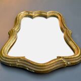 Mirror in gilded painted wood - 1960s