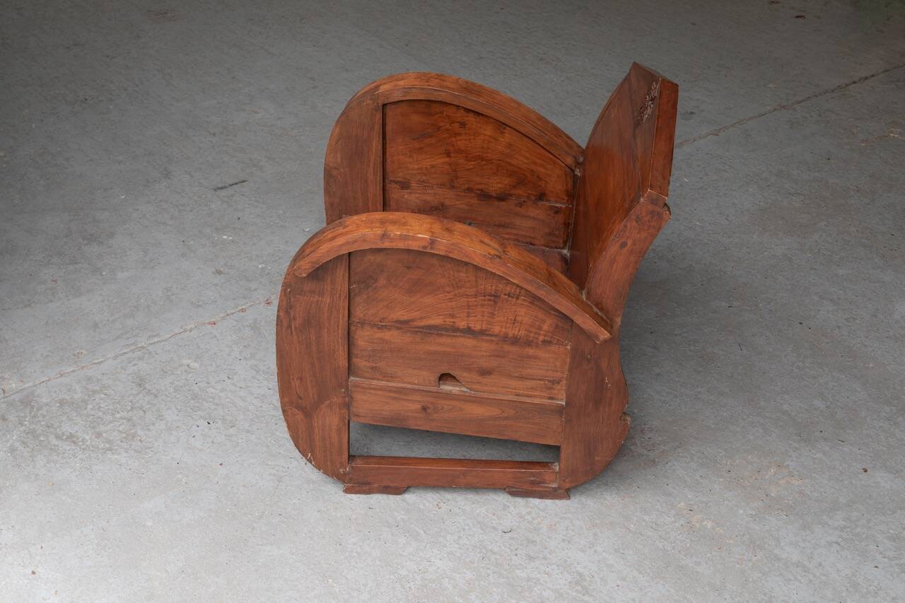 Fireside chairs, Italy, 1960's