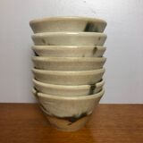 7 ceramic bowls pottery la Colombe