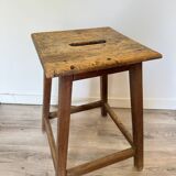 Old wooden painter's stool