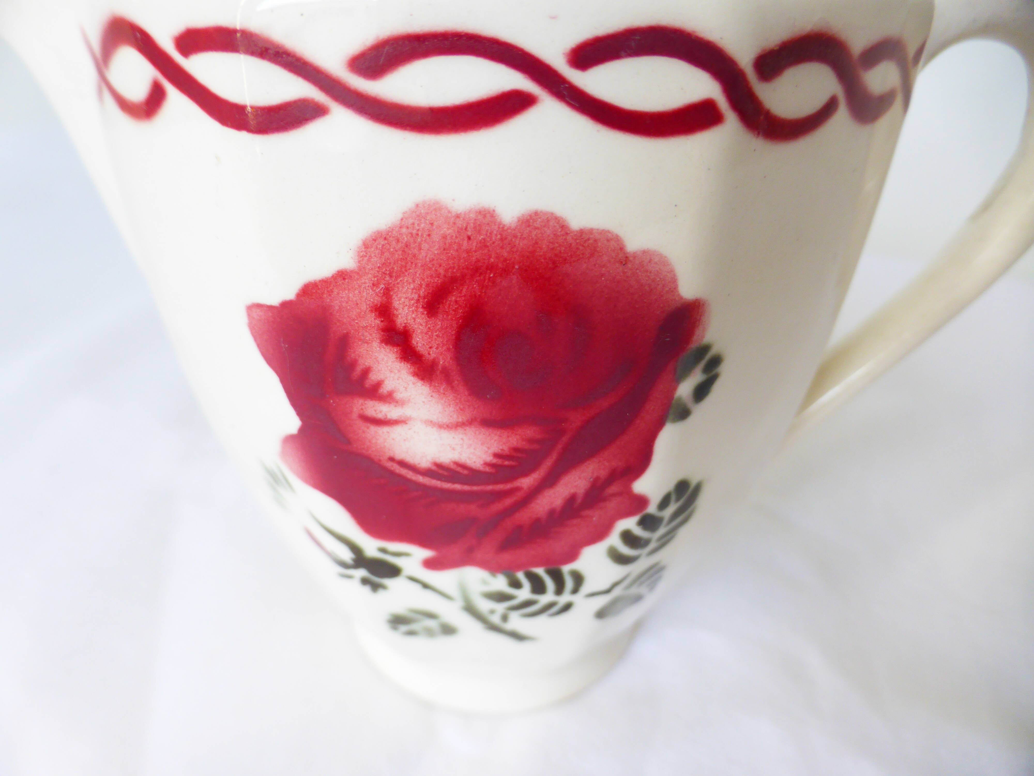 vintage milk jug of Badonviller model Germaine 220657