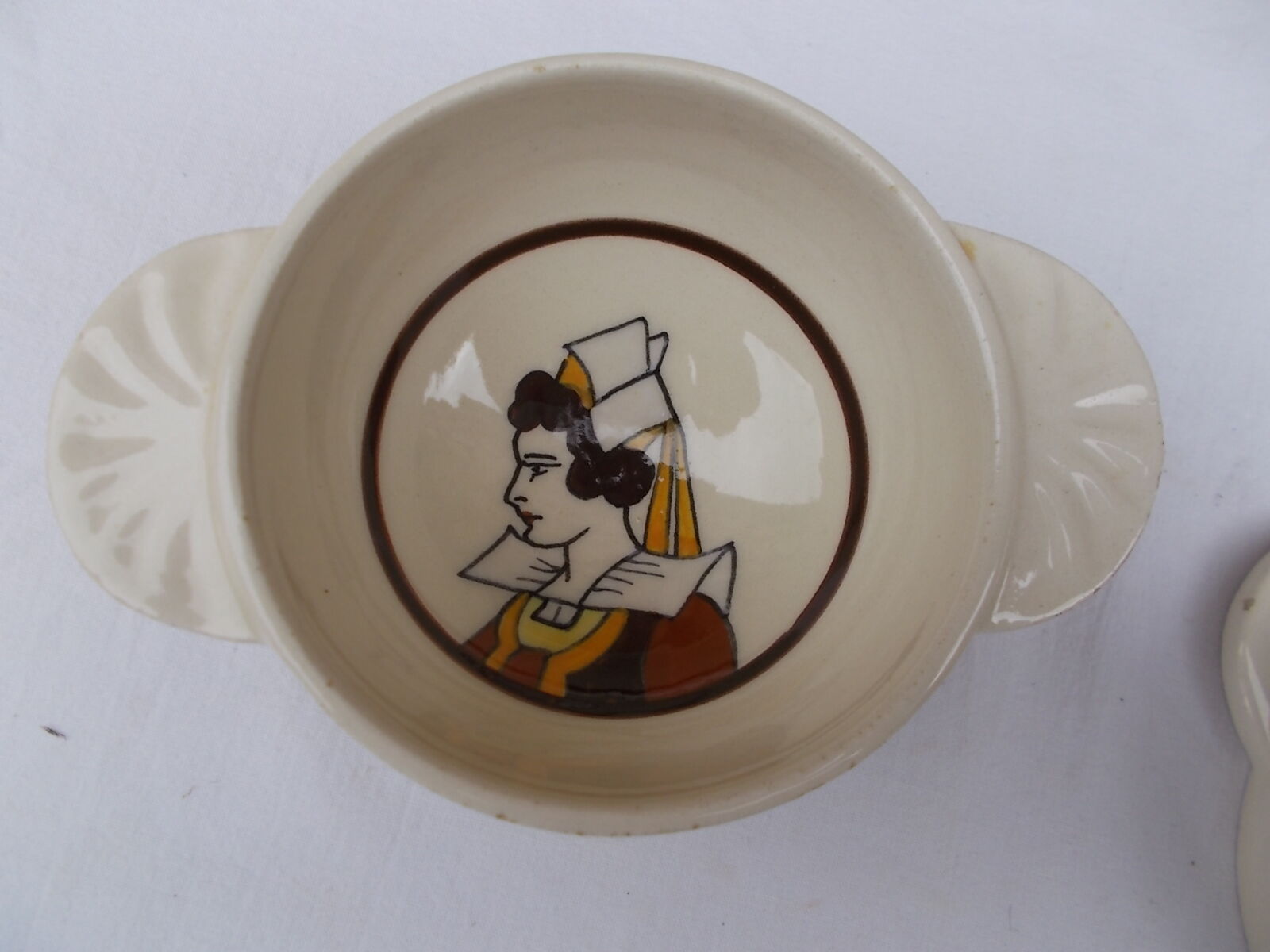 Set of 3 Quimper bowls