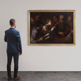 Great 17th century Italian painting, Christ among the Doctors in the Temple