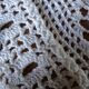 Dessus de lit ancien en crochet fait main
