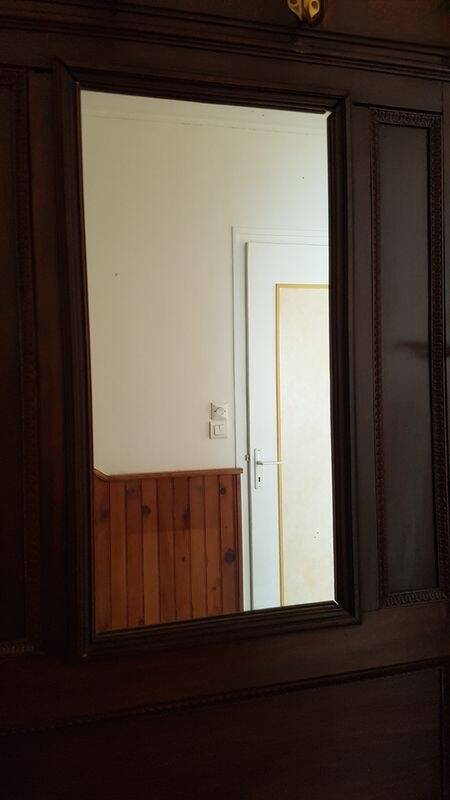 Old coat rack wardrobe