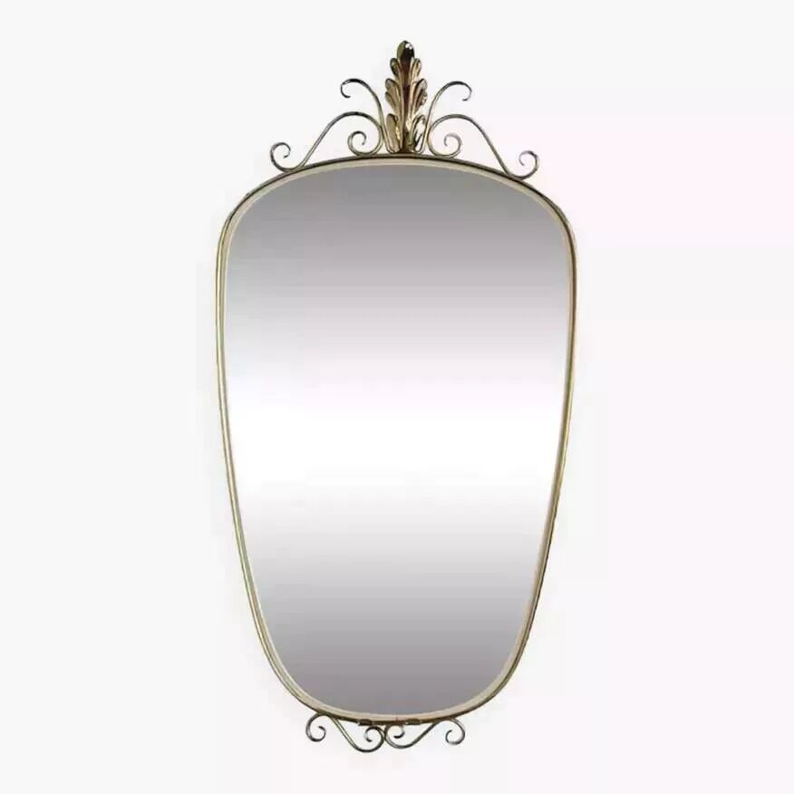 Miroir rétroviseur années 50 60 35x71cm