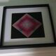 Tableau Vintage Art Optique - Victor Vasarely - Frame 40x40cm  
Description