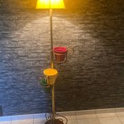 Very beautiful vintage plant stand lamp