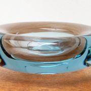 Set of 2 Danish glass bowls from the mid-century by Per Lütken for Holmegaard, 1960s.