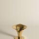 Art Deco Brass Calla Lily Candle Holder by Carl-Einar Borgström for Ystad-Metall