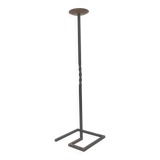 Candlestick pique candle 1950 metal and brass height 124cm