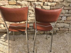 lot De chaises En Similicuir