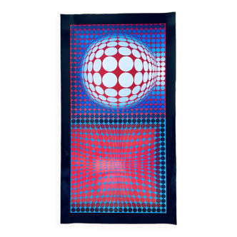 Victor Vasarely - Heliogravure estampillée Fondation Vasarely, 1974