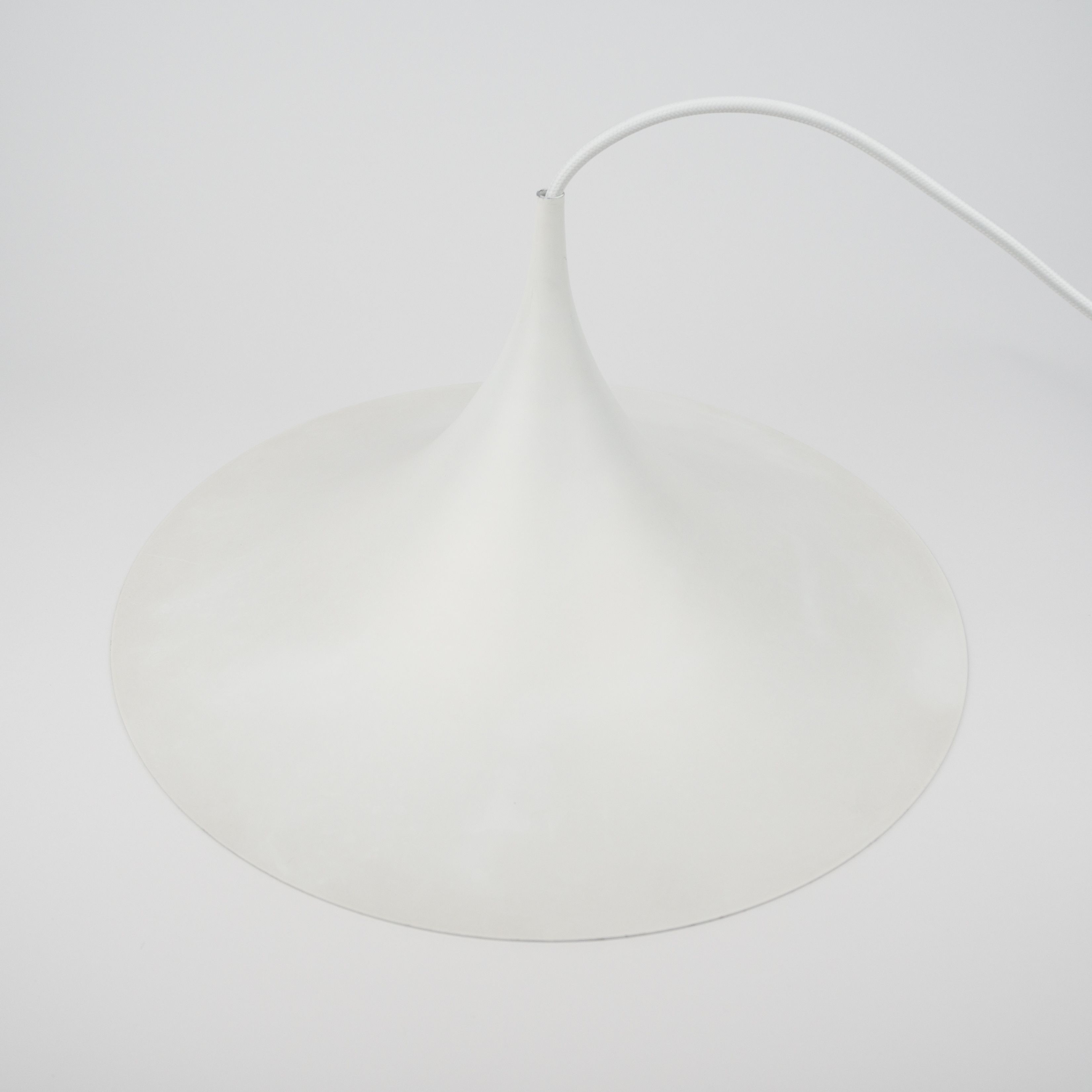 Pair of Danish vintage pendant lamps Semi by Bonderup&Thorup, 1968