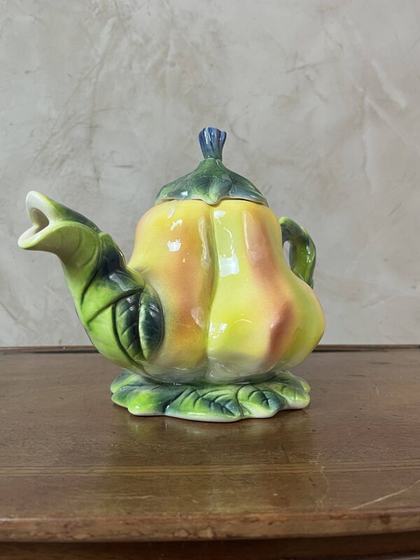 Théière en céramique peint