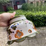 Lampe fleur barbotine