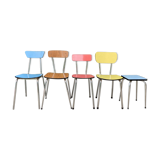 Mismatched formica chairs