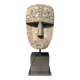 Large sculpture, handcrafted Suar wood totem.