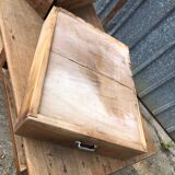 Antique farmhouse table with 3 drawers