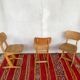 Series of 3 vintage children's casala chairs