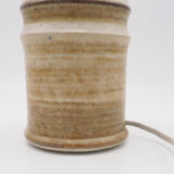 Vintage Ceramic Ecru Table Lamp Base from Søholm, 1960s