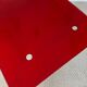 Table relevable vintage verre rouge et chrome-design 1970/1980