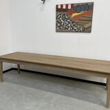 Farm table with tapered legs (300 cm x 90 cm)