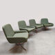 Danish design Coco swivel lounge chairs Busk & Hertzog