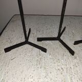 Candle holder candle holder golden brass 50s 60s