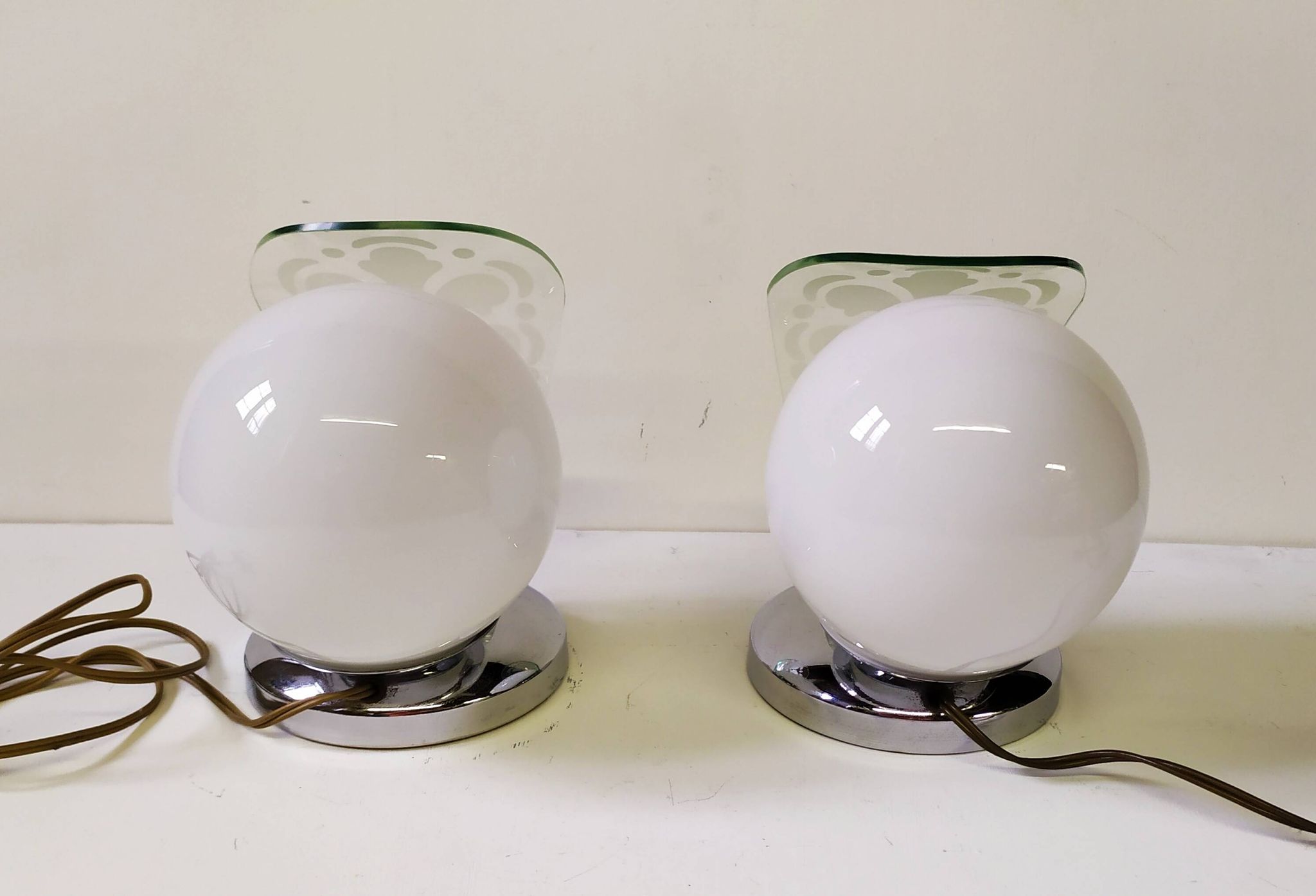 Art Deco Table Lamps, set of 2, 1920.