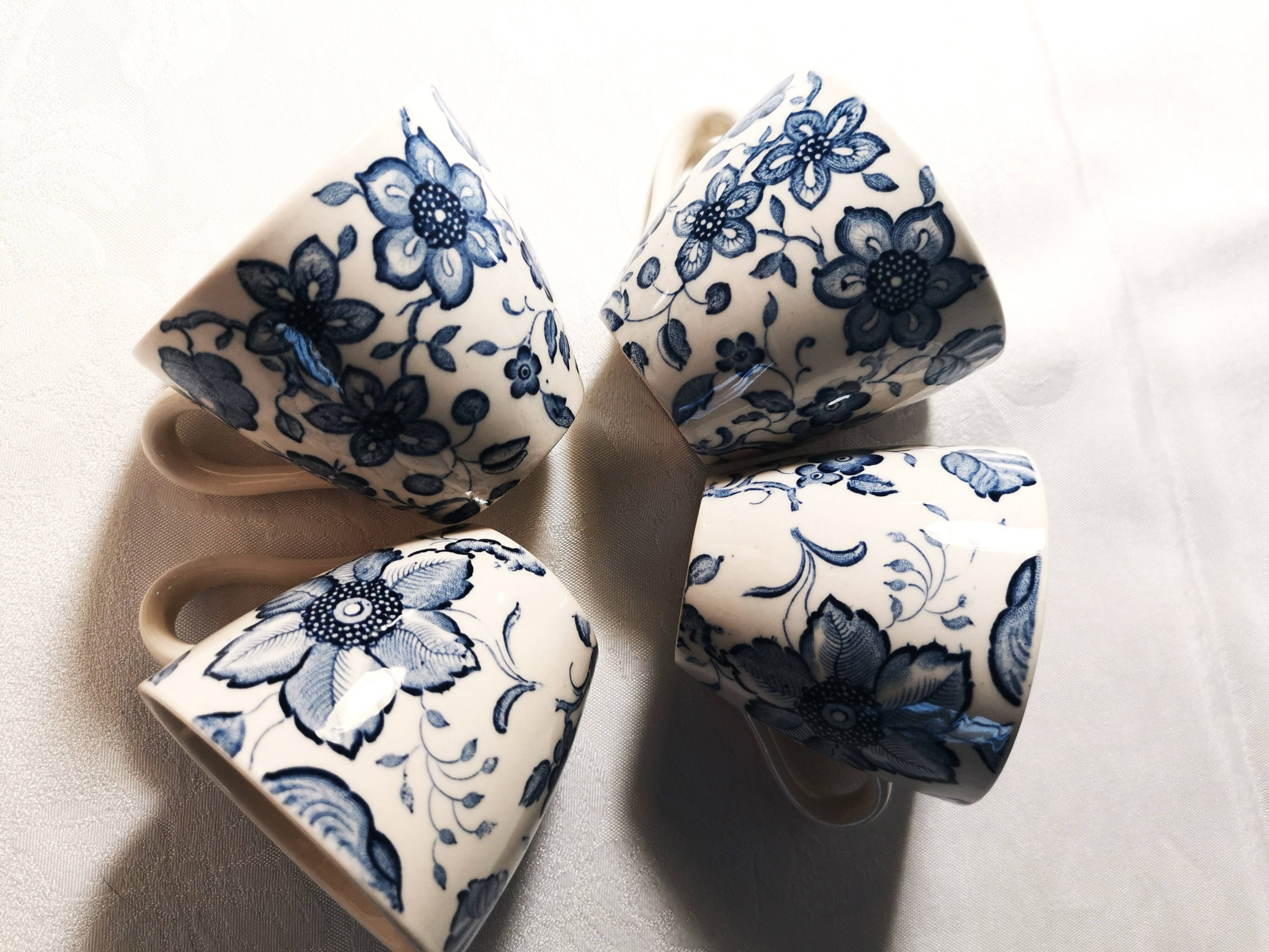 Set of 4 cups and 4 saucers Villeroy and Boch, the Paradiso