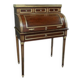 Small Mahogany Cylinder Desk, Louis XVI Style – Mid-19th Century