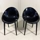 Philippe Starck glossy Super Impossible chairs, Kartell Italy