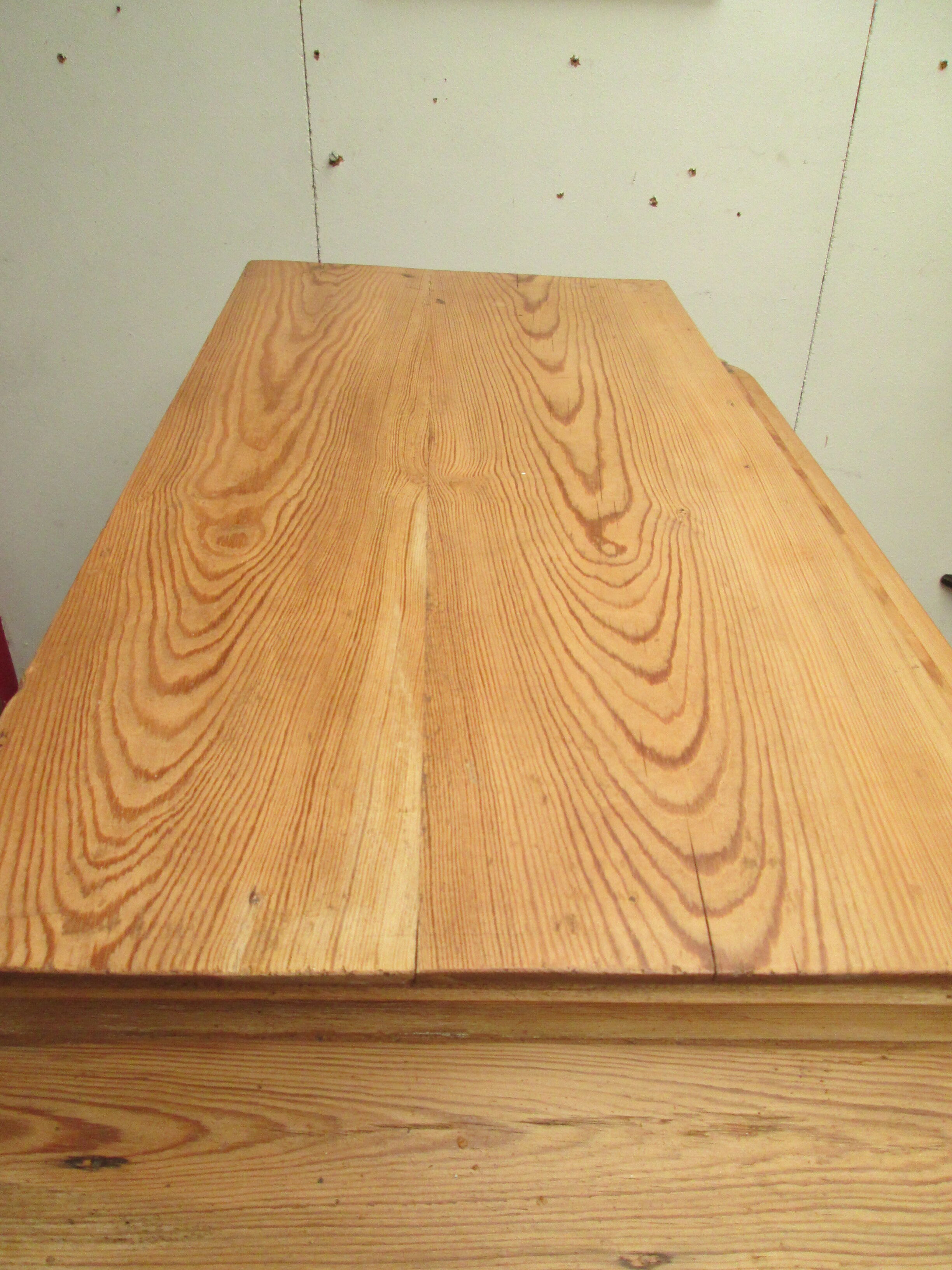 19th century Danish pine wardrobe