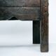 Antique walnut wooden Spanish siesta bench, Spain mid 1700s