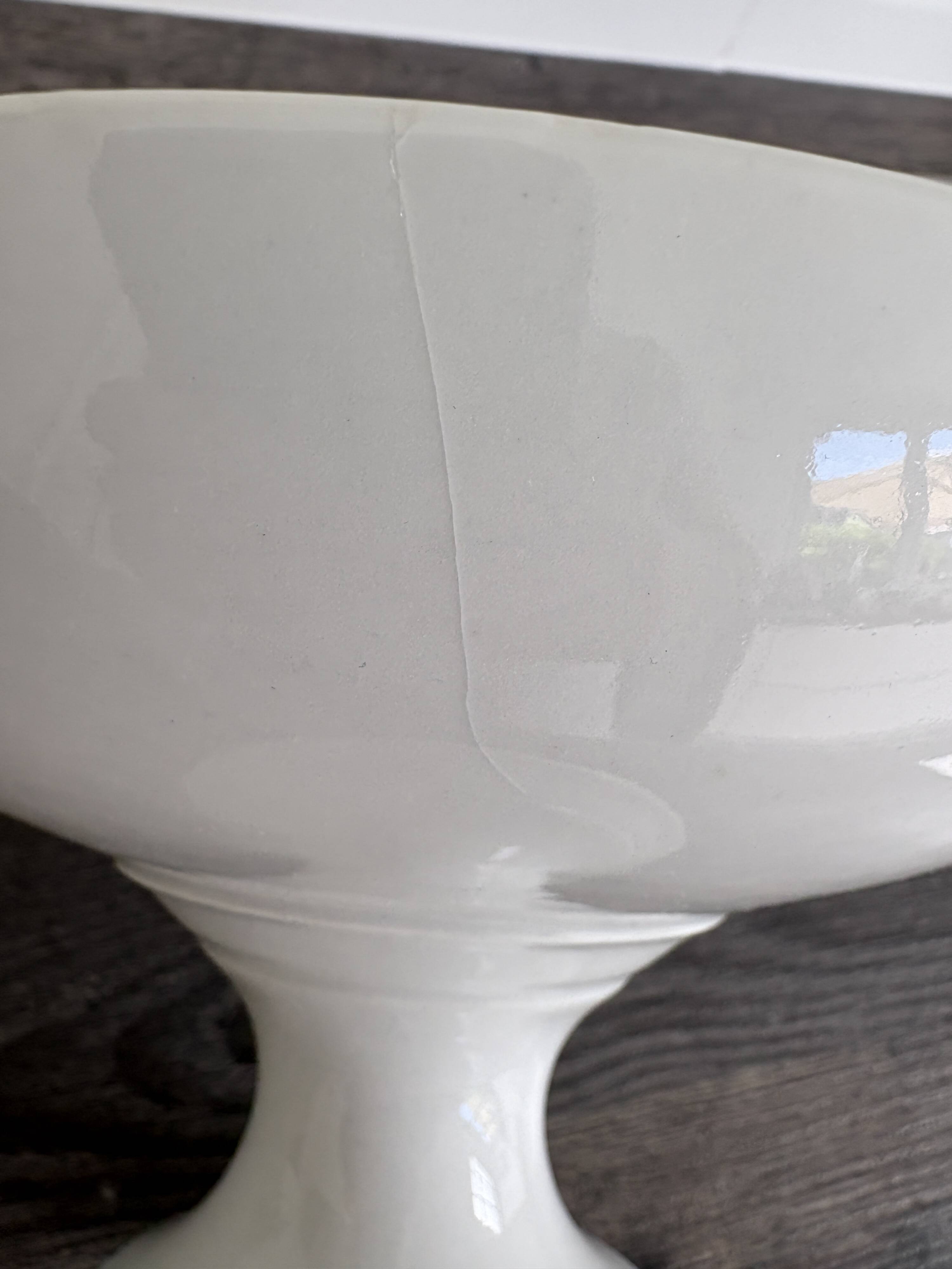 Antique porcelain footed cup