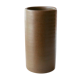 Antonio Lampecco's brown ceramic roll vase, 70s