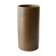 Antonio Lampecco's brown ceramic roll vase, 70s