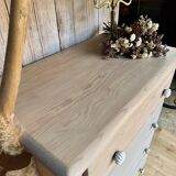 4-drawer chest of drawers in solid pine