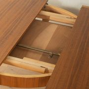 Round butterfly dining table by Lübke, 1960s, teak