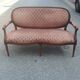 Louis XVI style sofa in natural wood