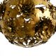 Beautiful floral-style spherical metal ceiling lamp, 1970s Regency design