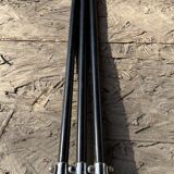 Vintage 3-spoke black towel racks