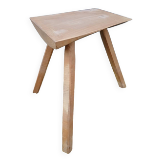 Antique wooden tripod stool