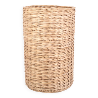 Wicker wastebasket, 1970s