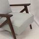 Scandinavian armchair in beech 60s