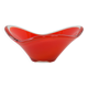 Red platter, Murano glass, Italian design, 1960s, made in Italy
