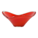 Red platter, Murano glass, Italian design, 1960s, made in Italy