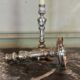 Pair of Louis XVI Style Wolfers Candlesticks, Solid Silver, Hallmarked